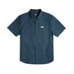 Topo Designs Global Shirt - Short Sleeve - Men's - Final Sale -Urban Trail Cheap Store S23 M GlobalShirt S S PondBlue Front 90d24f7e 4e06 40c8 b086 dd52152f050a