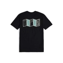 Topo Designs Stacked Map Tee - Men's - Final Sale 11 Topo Designs Stacked Map Tee - Men's - Final Sale -Urban Trail Cheap Store S23 M StackedMapTee Black 411308001970 Back 1
