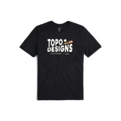 Topo Designs Sunrise Tee - Men's - Final Sale -Urban Trail Cheap Store S23 M SunriseTee Black 411309001970 Front 1
