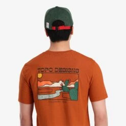 Topo Designs Corduroy Trucker Hat - Alpenglow 25 Topo Designs Corduroy Trucker Hat - Alpenglow -Urban Trail Cheap Store S23 Unisex CorduroyTruckerHatAlpenglow Olive 541301303000 Back 1