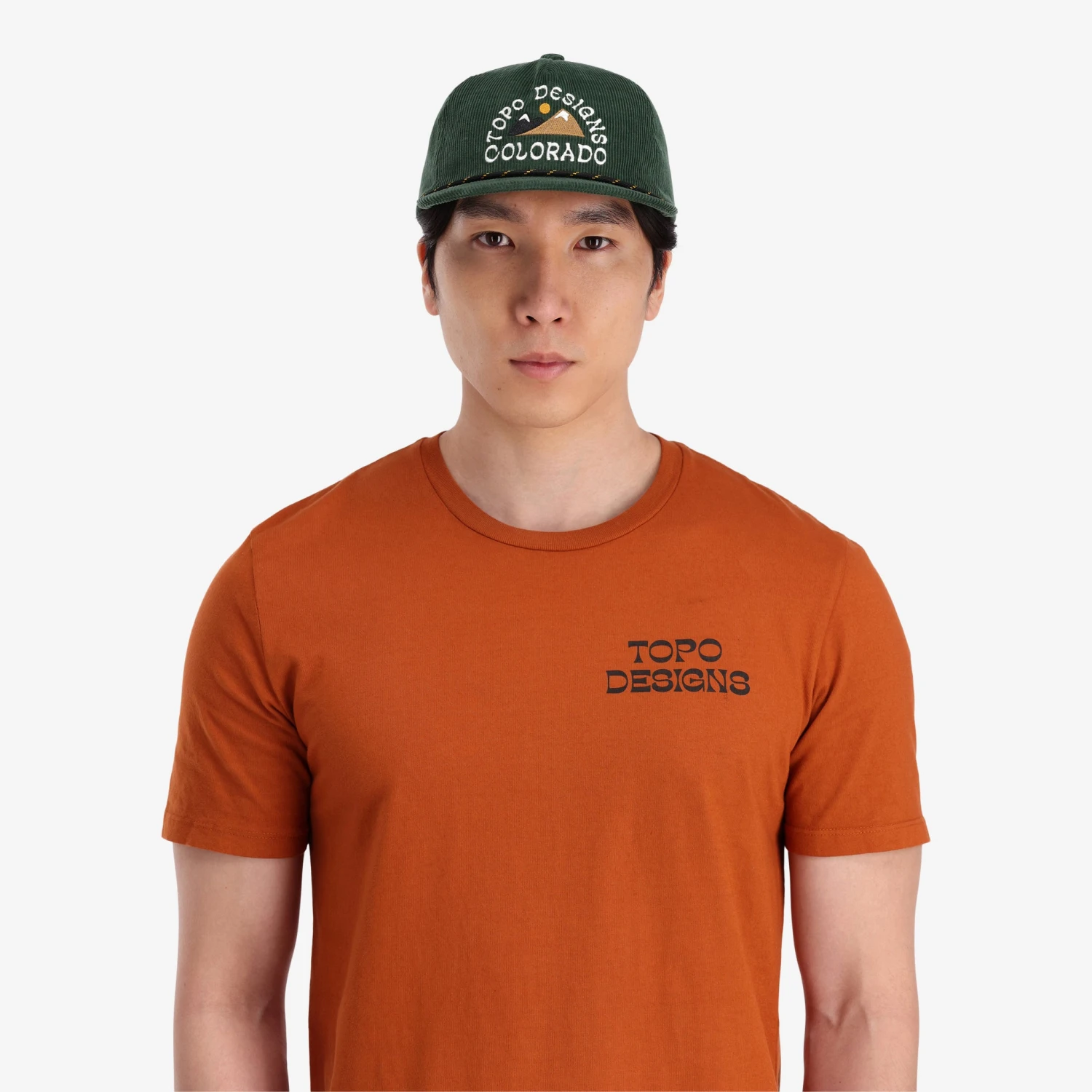 Topo Designs Corduroy Trucker Hat - Alpenglow 5 Topo Designs Corduroy Trucker Hat - Alpenglow - Image 5