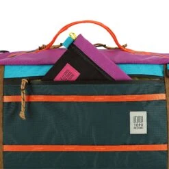 Topo Designs Mountain Duffel -Urban Trail Cheap Store S23 Unisex MountainDuffel BotanicGreenGrape 931211603000 Detail 4