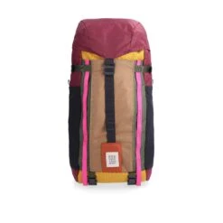 Topo Designs Mountain Pack 16L -Urban Trail Cheap Store S23 Unisex MountainPack16L BurgundyDarkKhaki 931216248000 Front 1