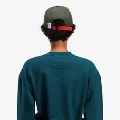 Topo Designs Nylon Ball Cap - Stacked Map - Final Sale -Urban Trail Cheap Store S23 Unisex NylonBallCapStackedMap Forest 541303301000 Back 1