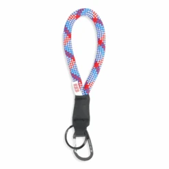 Topo Designs Crux Key Clip -Urban Trail Cheap Store S24 U Climb Rope Key Clip BoneWhiteBlue 741401121 Front 1