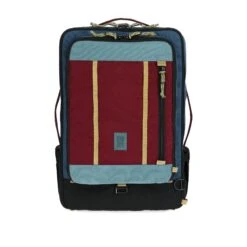 Topo Designs Global Travel Bag 40L -Urban Trail Cheap Store S24 U Global Travel Bag 40L DarkDenimBurgundy 931220487 Front 1