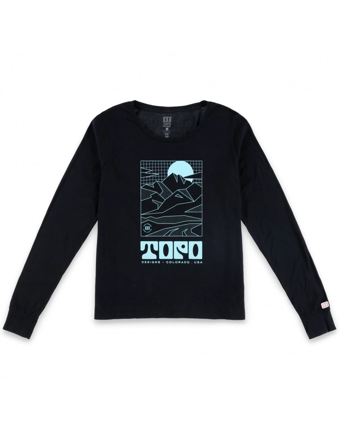 Topo Designs W's Arcade Mountain Tee - Long Sleeve 1 Topo Designs W's Arcade Mountain Tee - Long Sleeve
